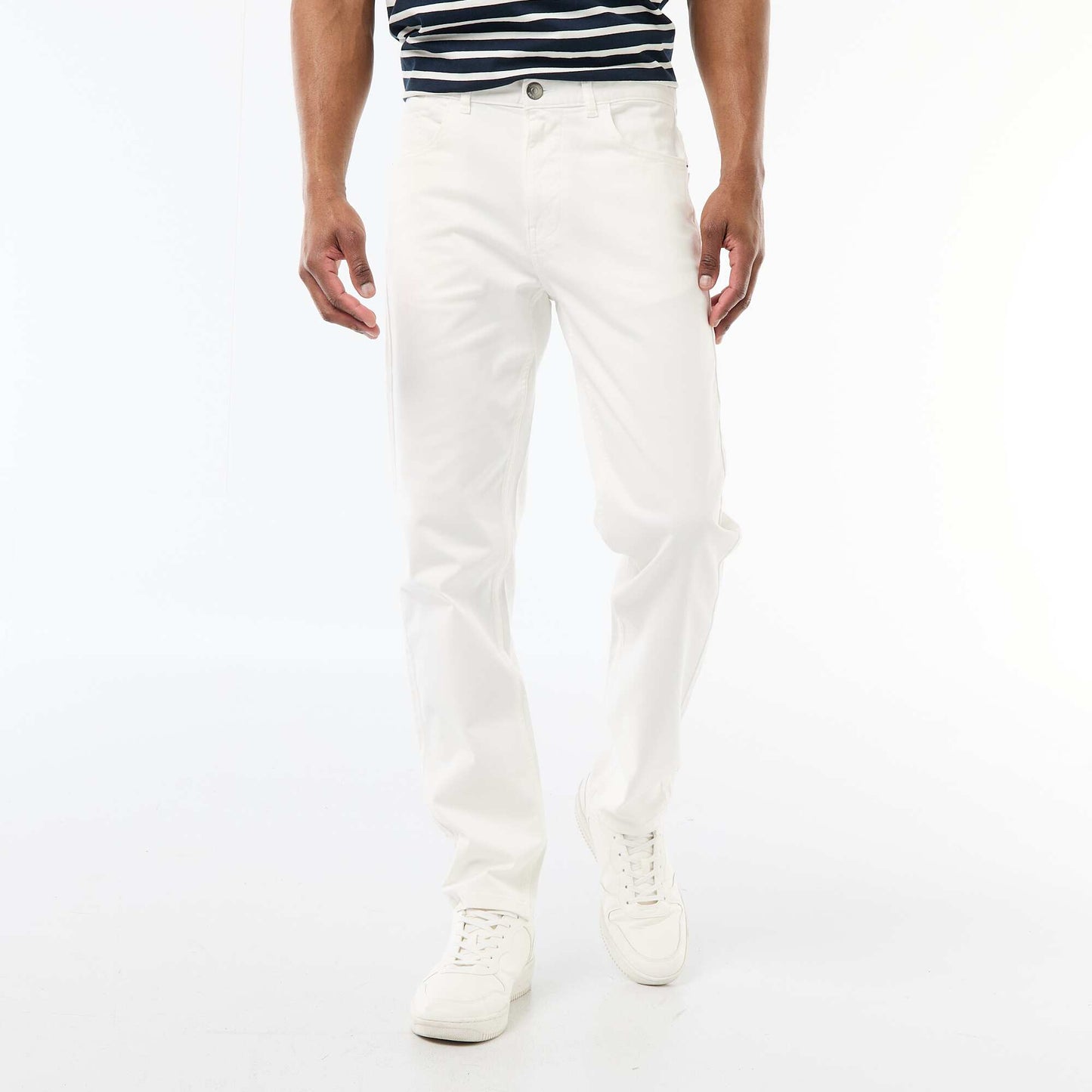 Chino slim 5 poches - L32 BEIGE