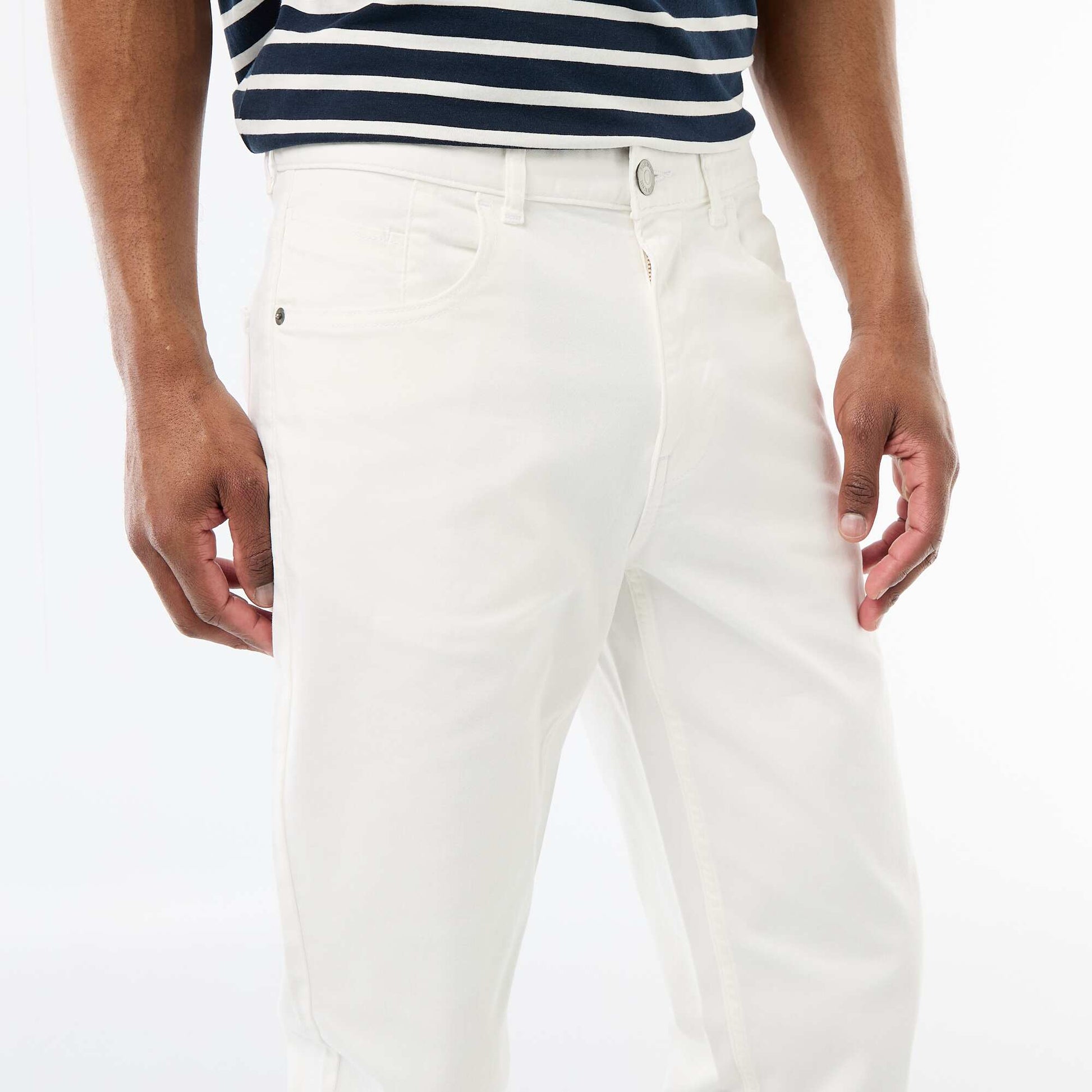 Chino slim 5 poches - L32 BEIGE