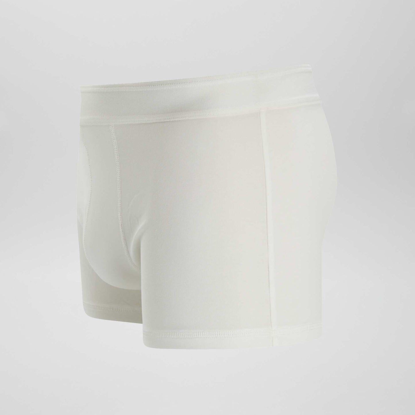 Lot de 3 boxers unis Kaki/blanc/vert