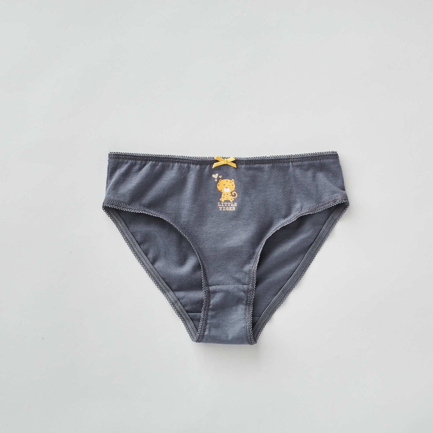 Culottes en jersey avec nœud fantaisie - Lot de 4 Gris/rose/noir