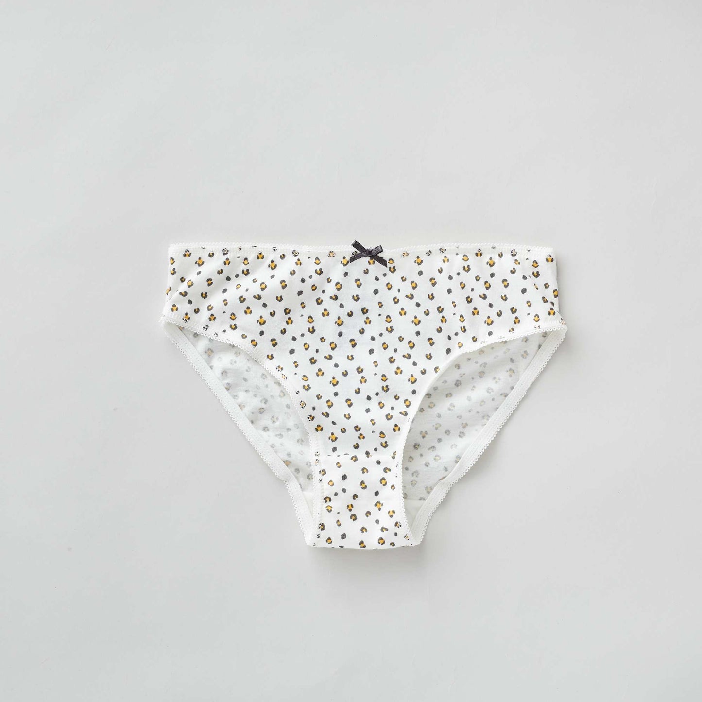 Culottes en jersey avec nœud fantaisie - Lot de 4 Gris/rose/noir