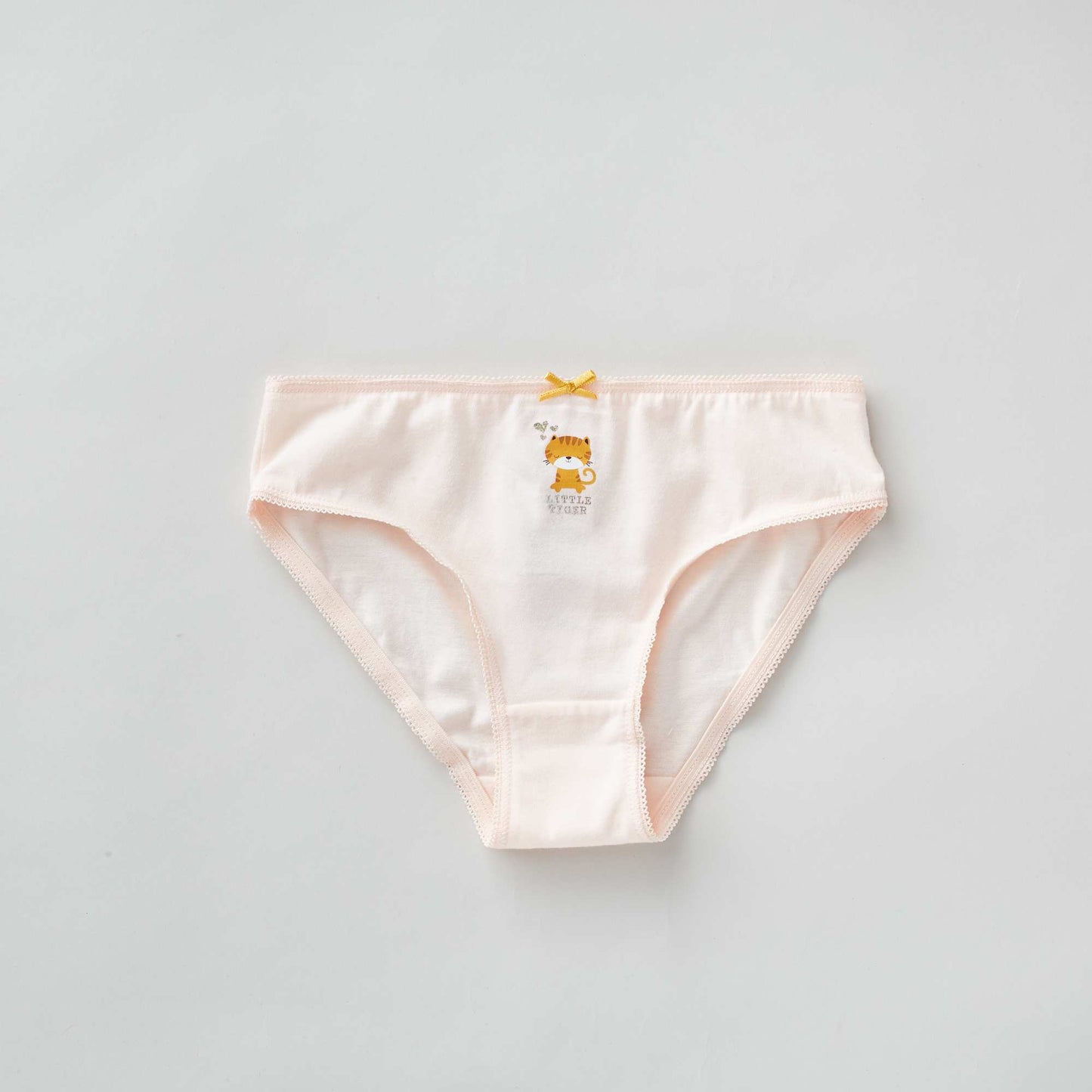 Culottes en jersey avec nœud fantaisie - Lot de 4 Gris/rose/noir