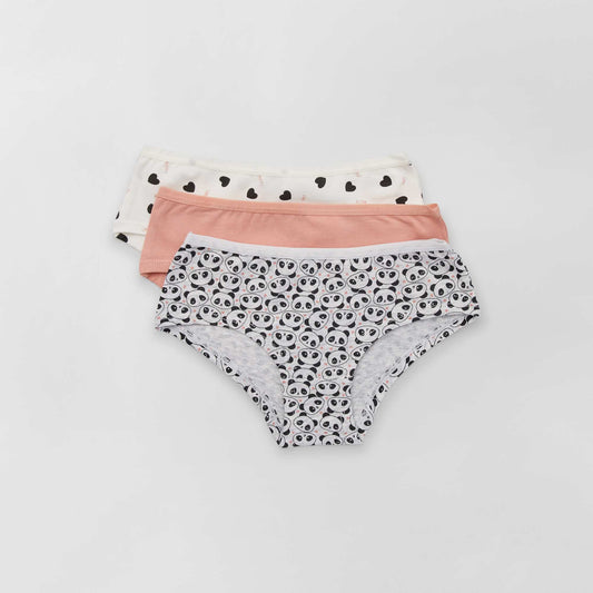 Lot de shorties rose panda