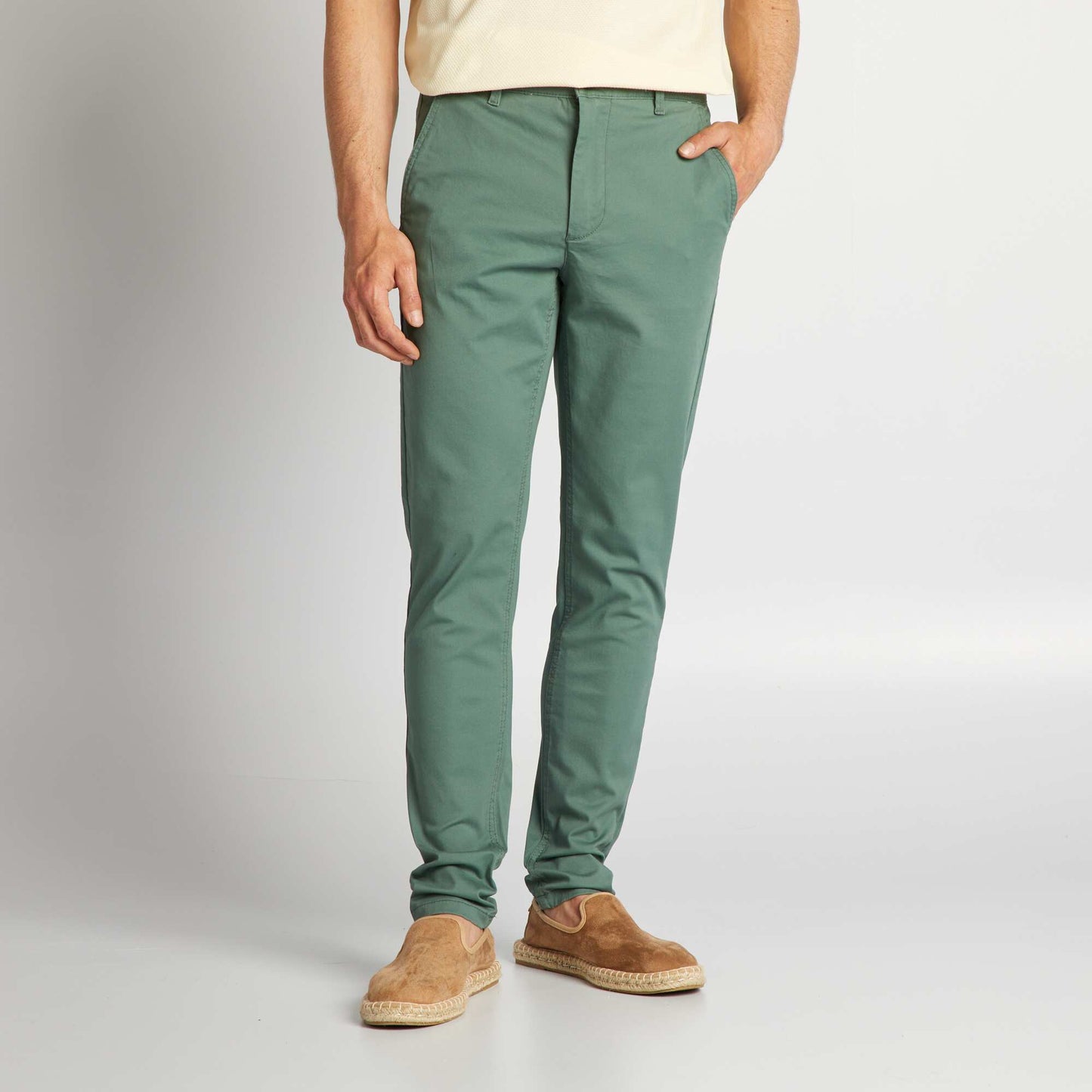 Chino skinny stretch - L32 Vert