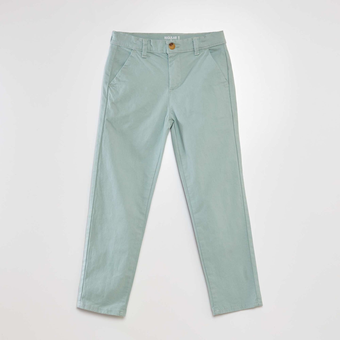 Pantalon chino Vert d'eau