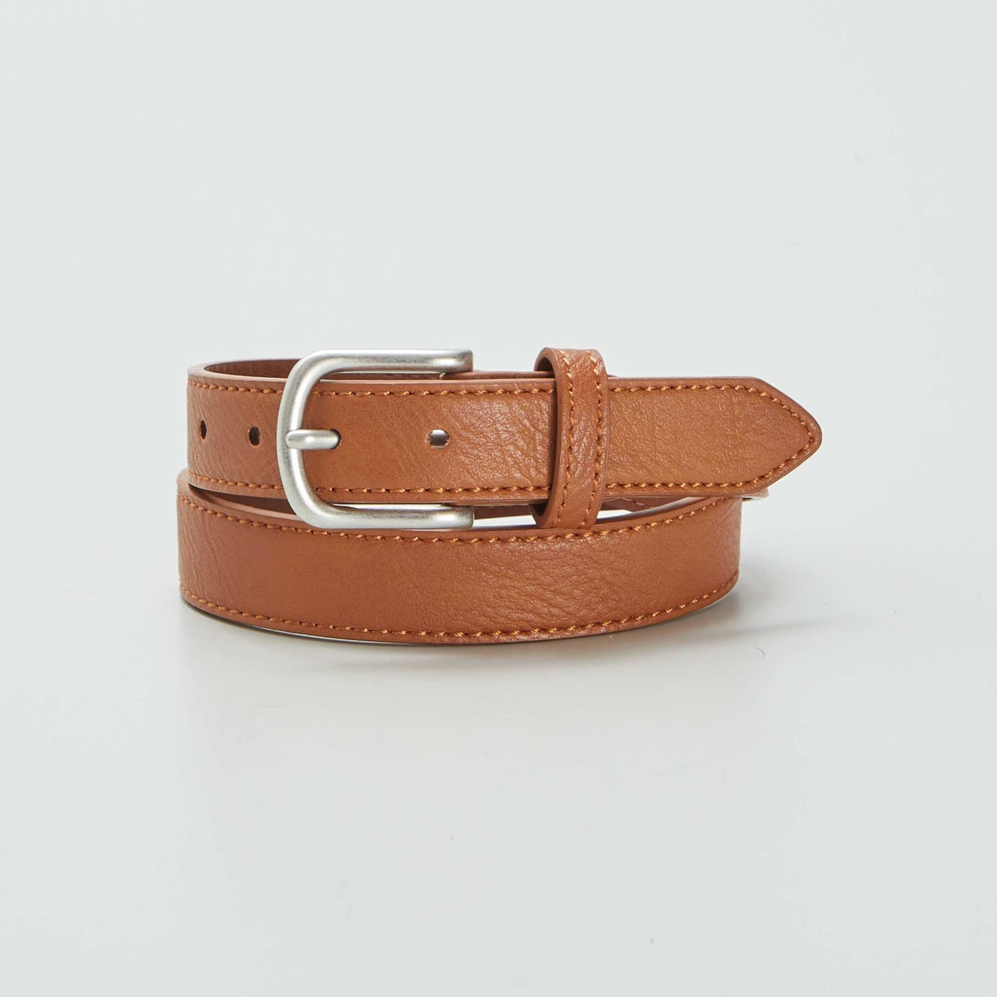 Ceinture simili toucher doux Camel