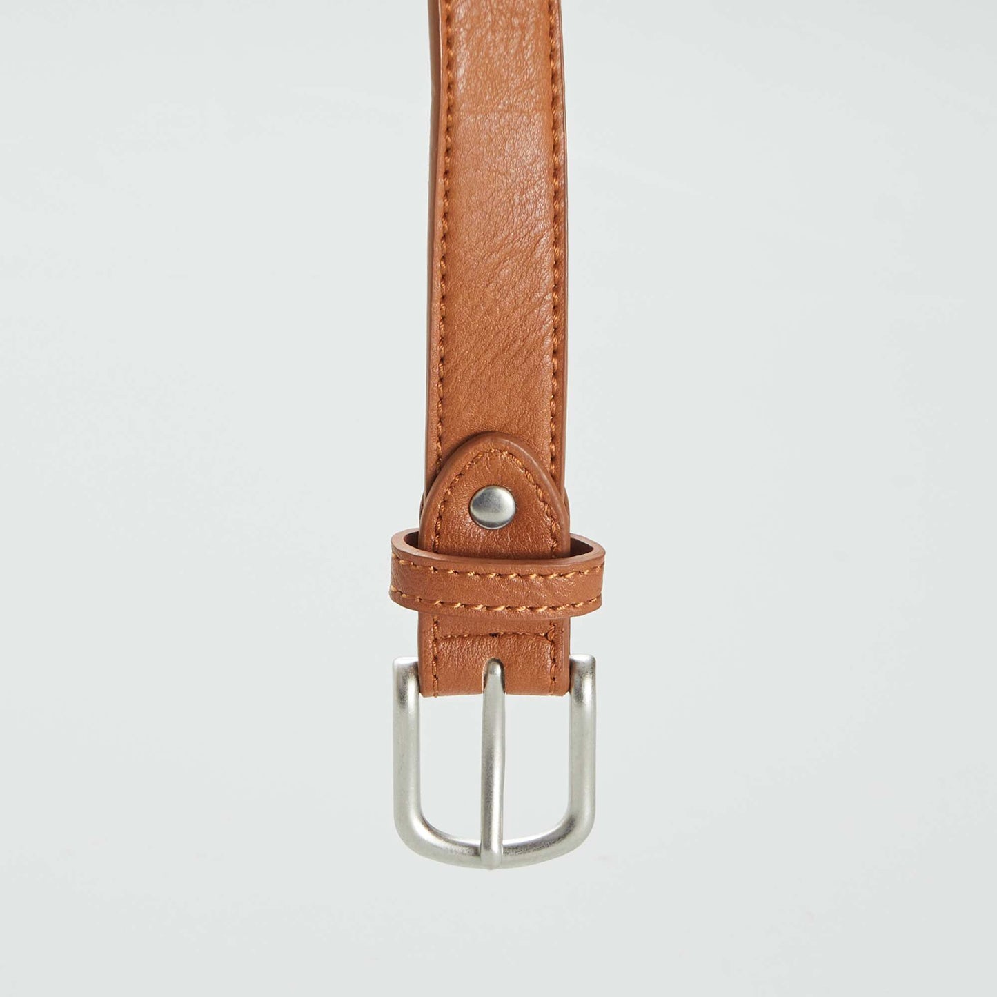 Ceinture simili toucher doux Camel