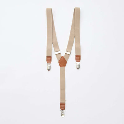 Bretelles unies BEIGE