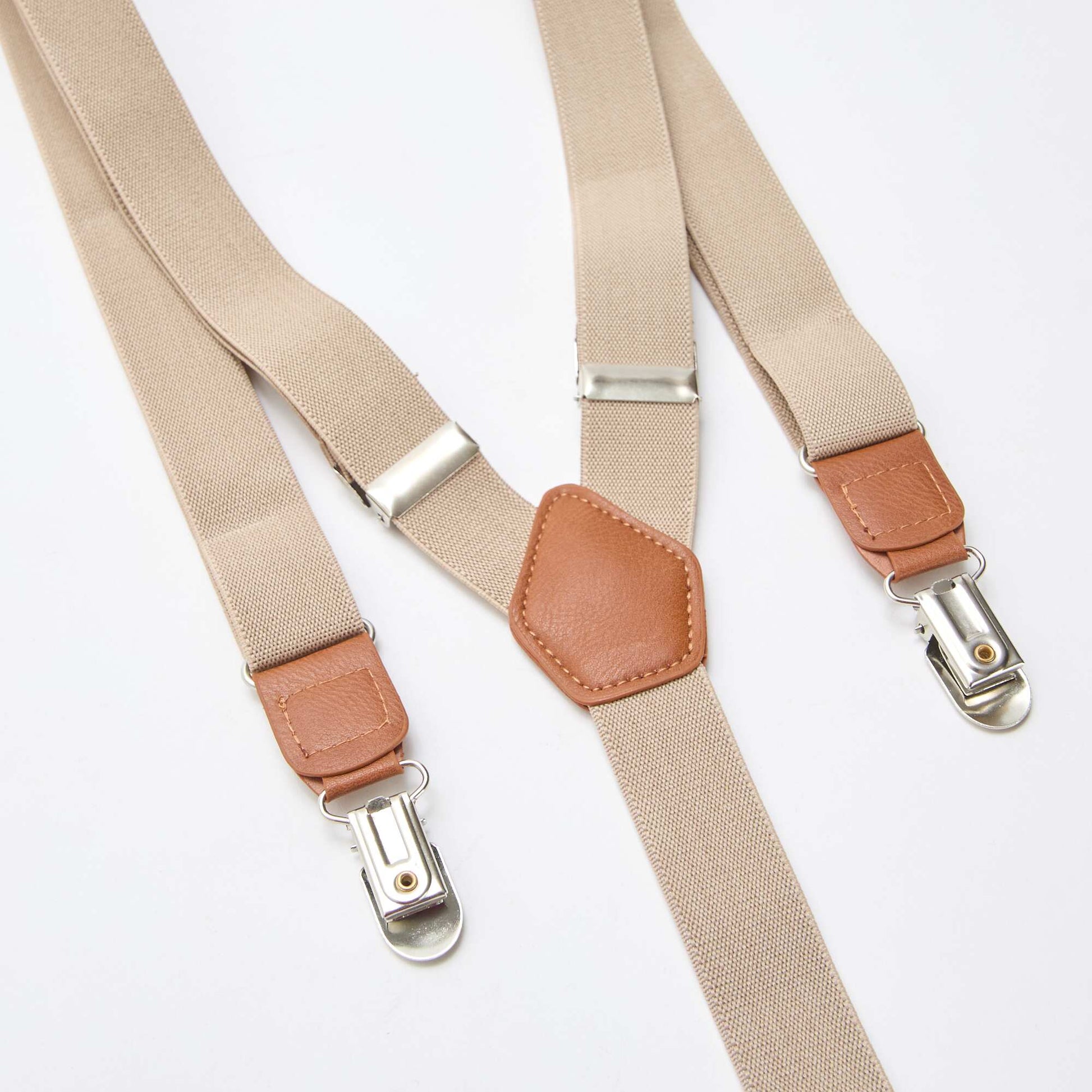 Bretelles unies BEIGE