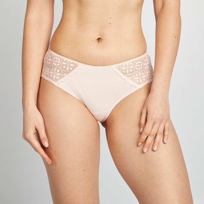 Shorty micro et dentelle ROSE