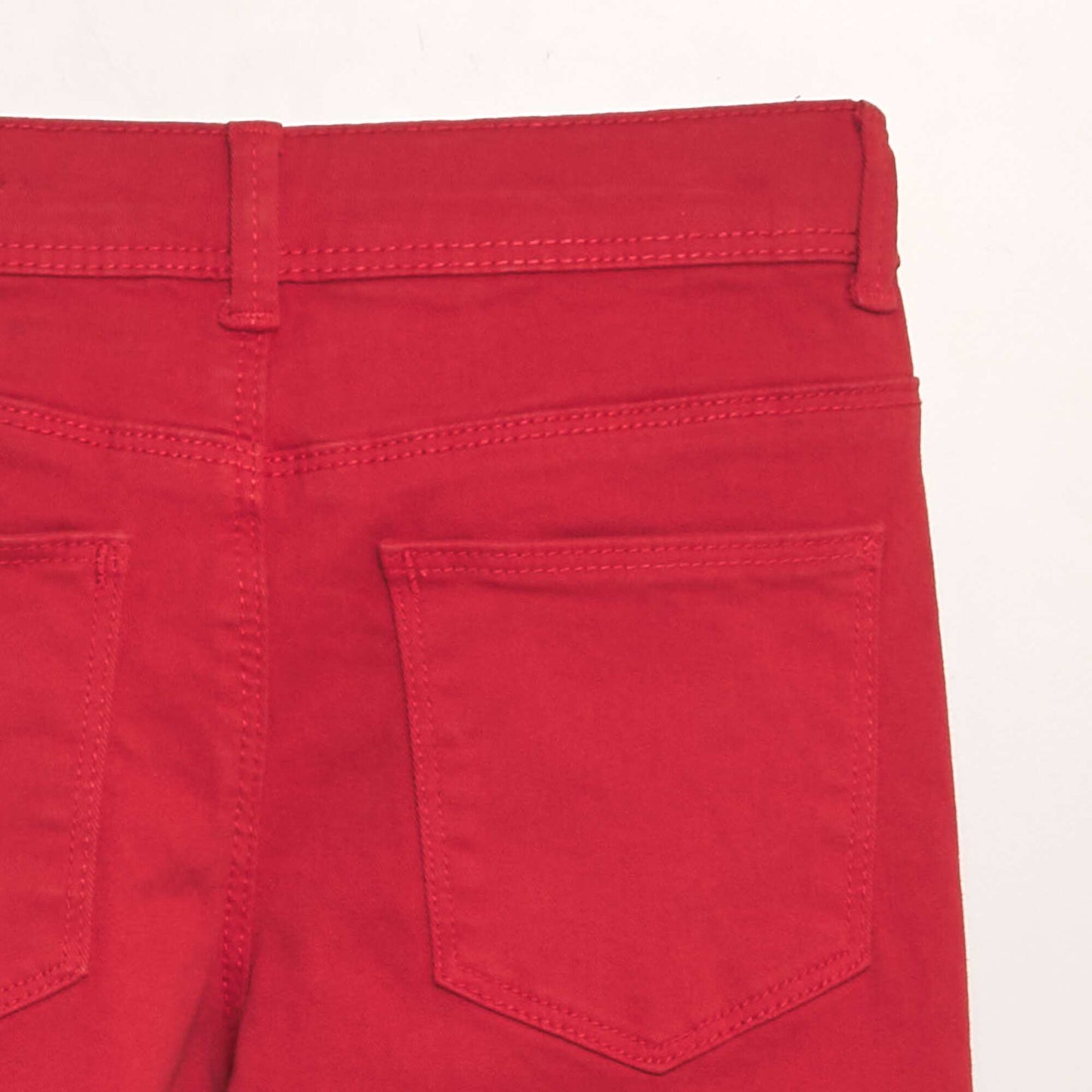 Jean skinny 5 poches Rouge