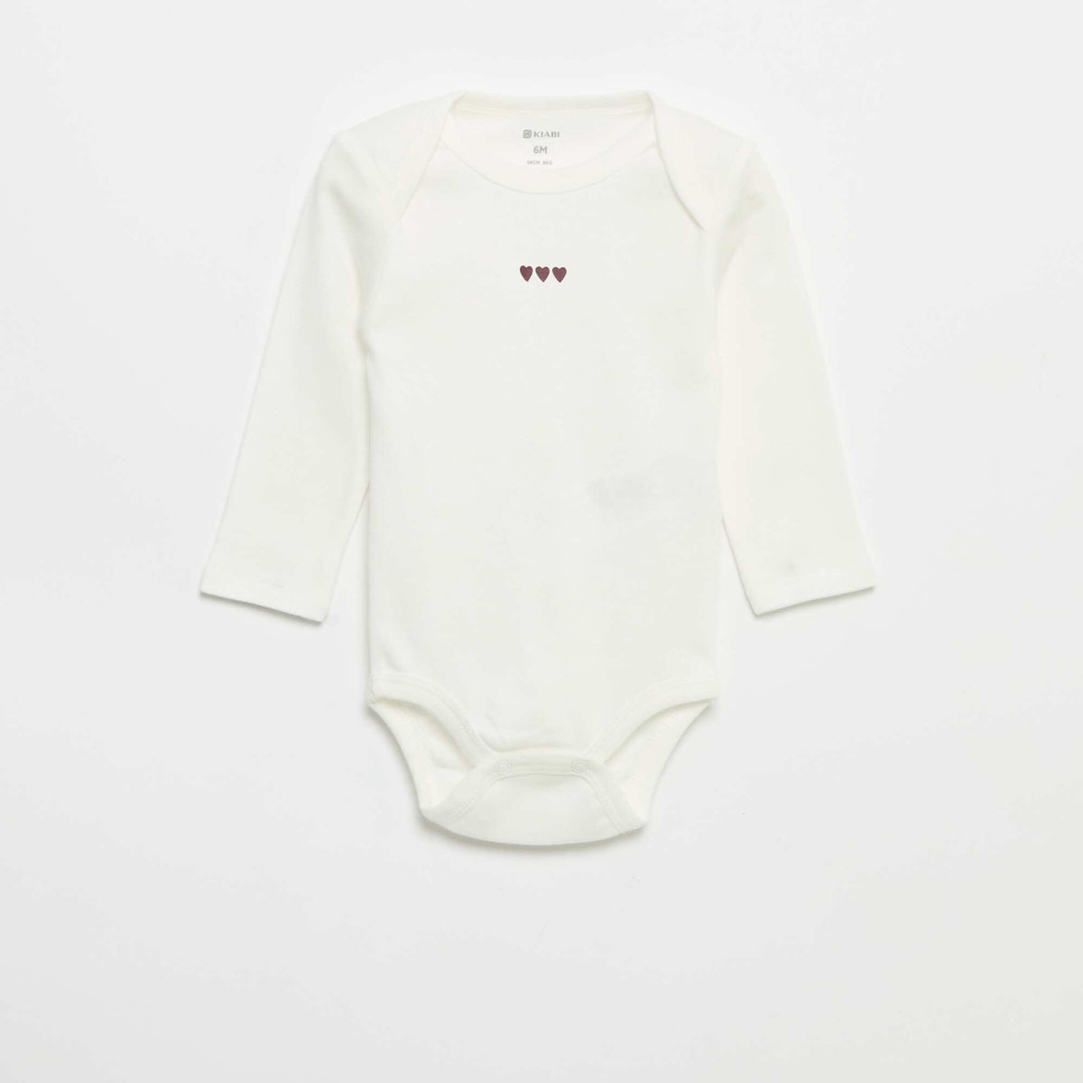 Lot de 3 bodies manches longues ROSE