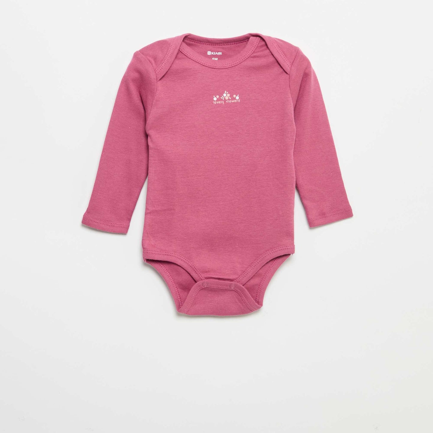Lot de 3 bodies manches longues BLANC