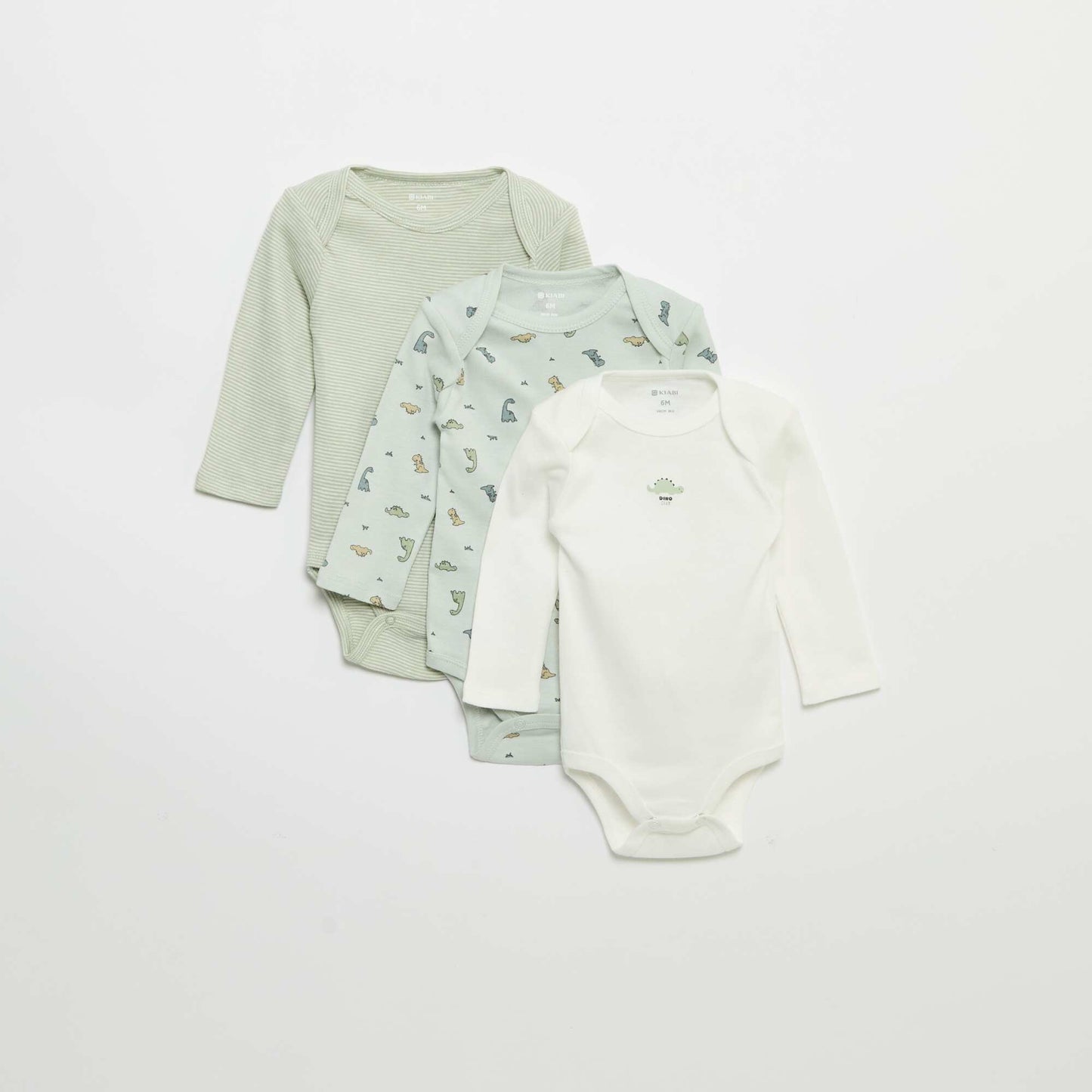 Lot de 3 bodies manches longues BLEU