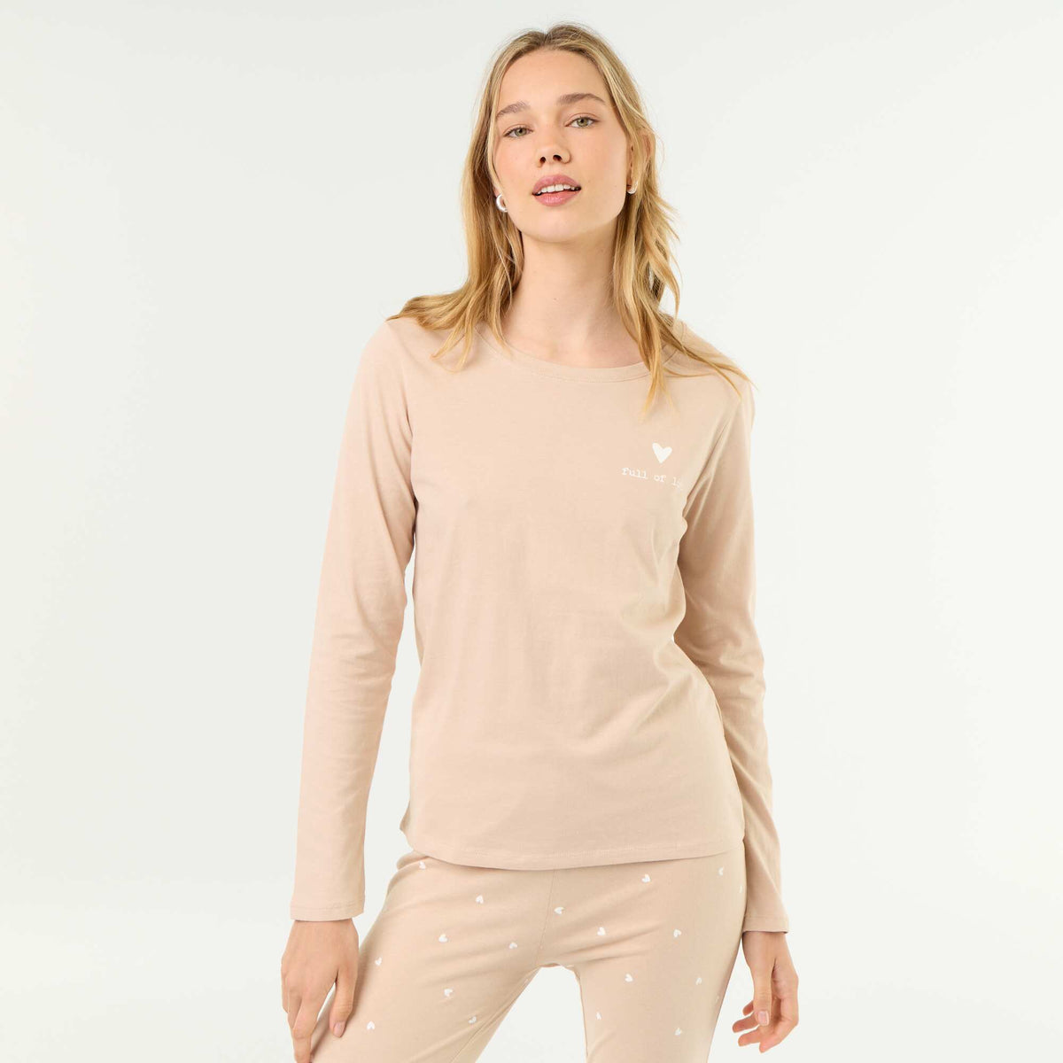 Ensemble en jersey - 2 pièces BEIGE