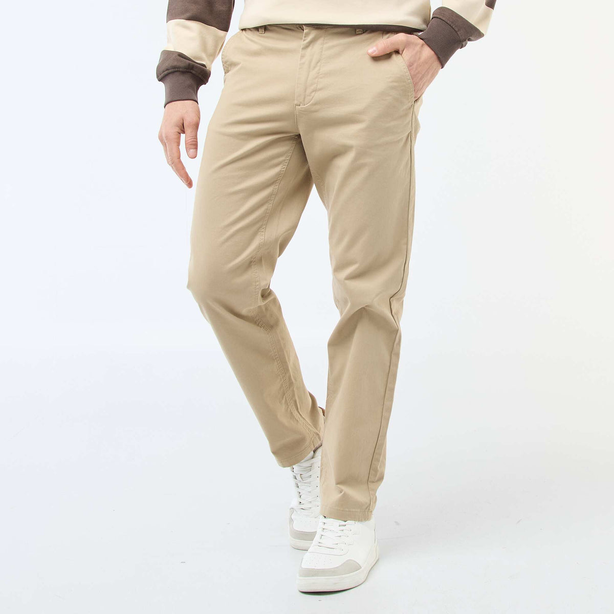 Pantalon chino regular - L32 BEIGE