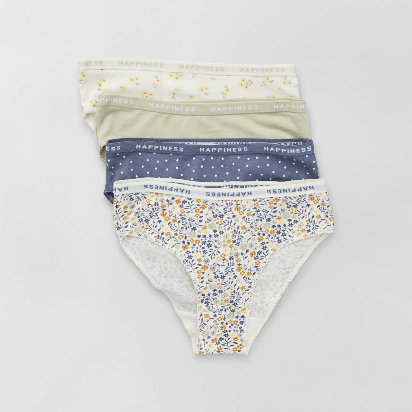 Lot 4 culottes en coton Beige