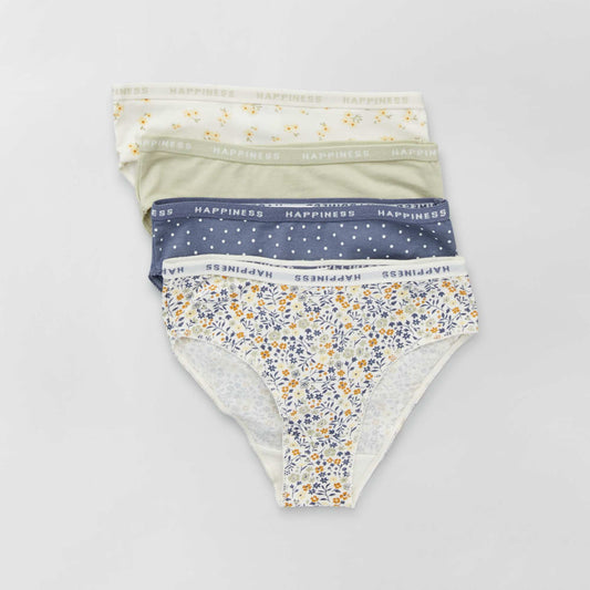 Lot 4 culottes en coton Beige