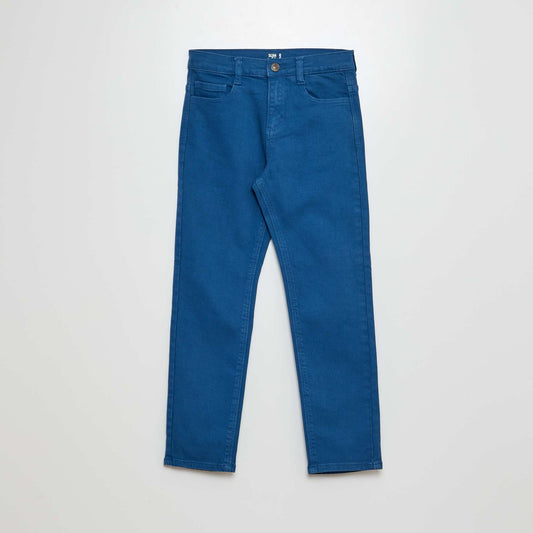 Jean slim à 5 poches bleu foncé