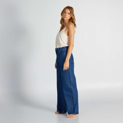 Jean wide leg - L30 STONE