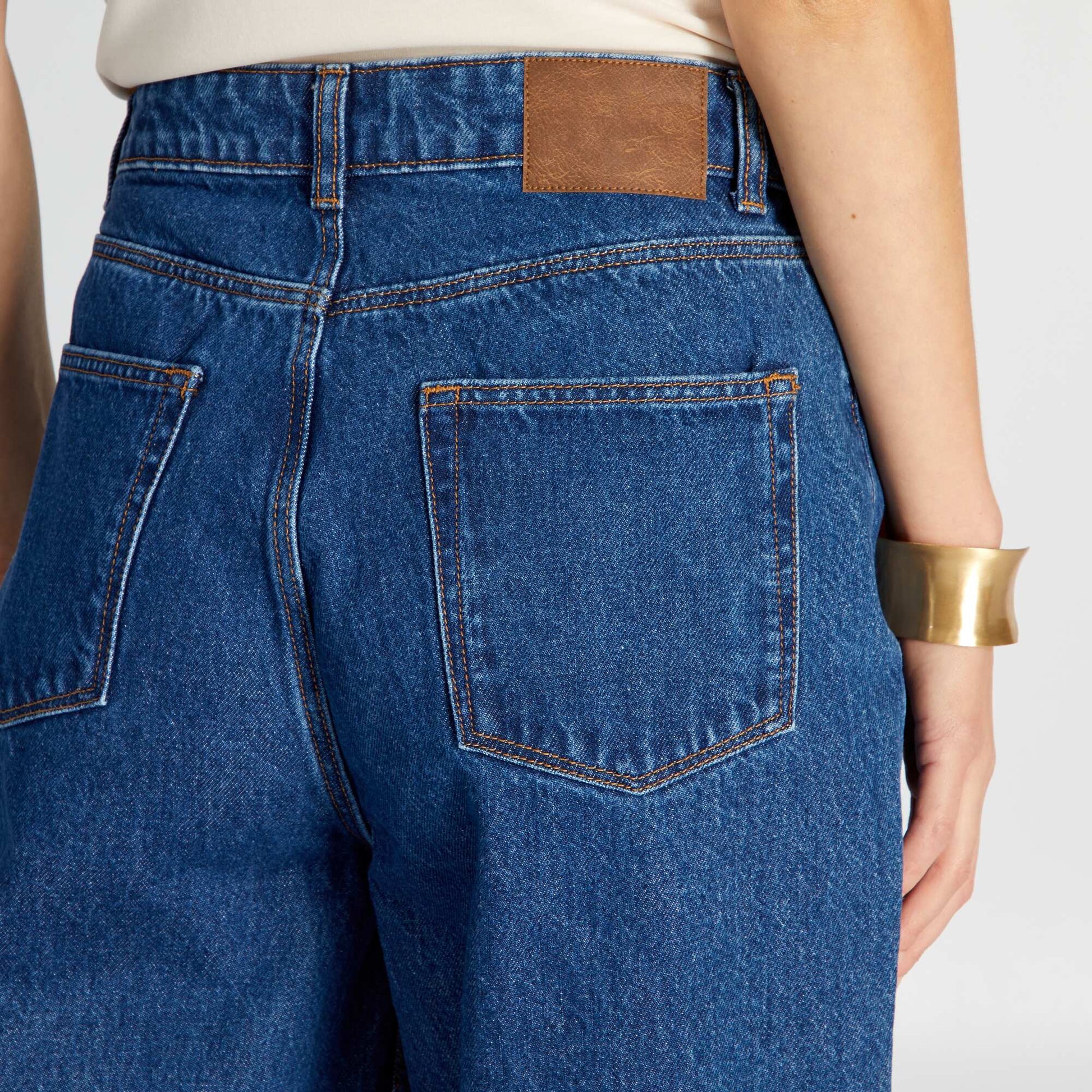 Jean wide leg - L30 STONE