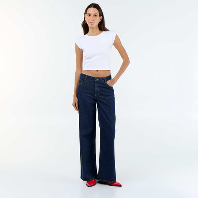 Jean wide leg - L30 BLEU