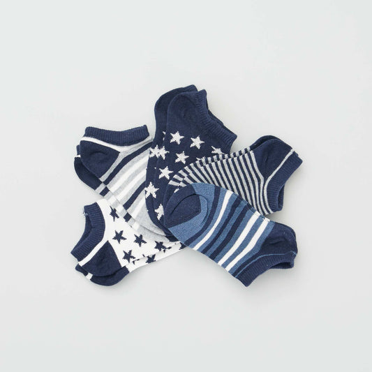 Chaussettes invisibles - Lot de 5 Multicolore