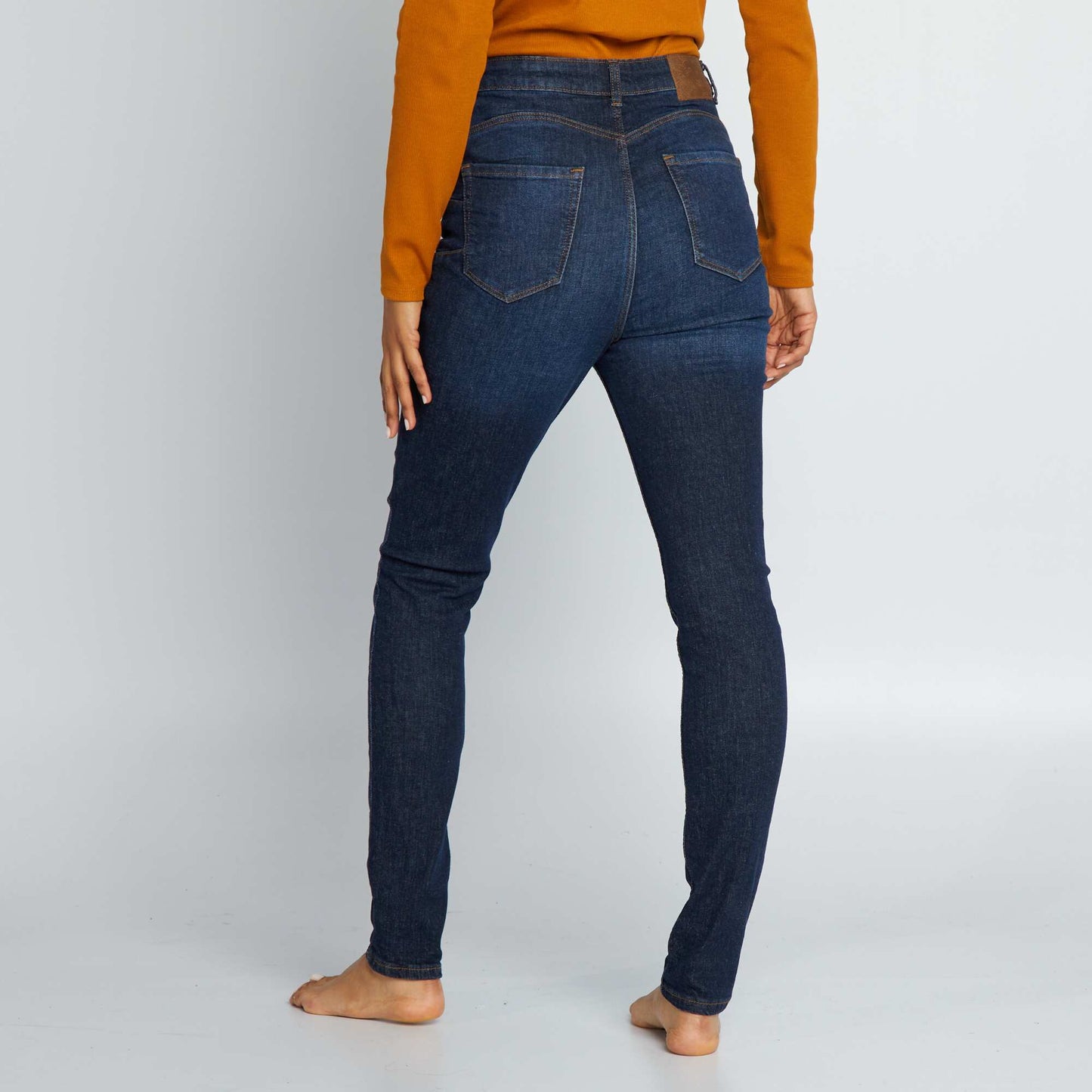 Jean skinny taille haute - L30 Brut
