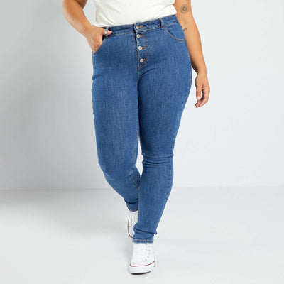 Pantalon skinny stretch - 5 poches Stone