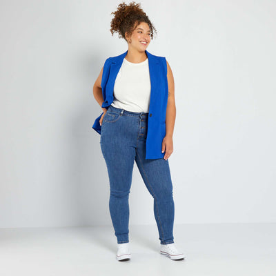 Pantalon skinny stretch - 5 poches Stone