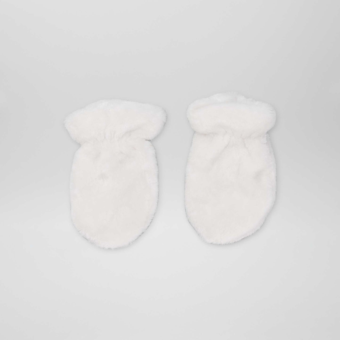 Ensemble bonnet + écharpe + moufles Blanc
