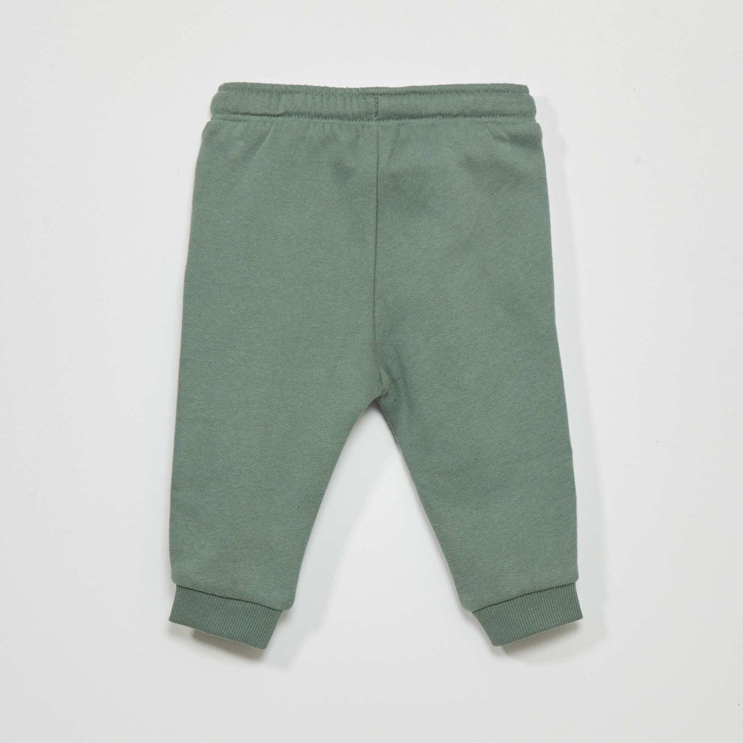 Pantalon de jogging en molleton Vert gris