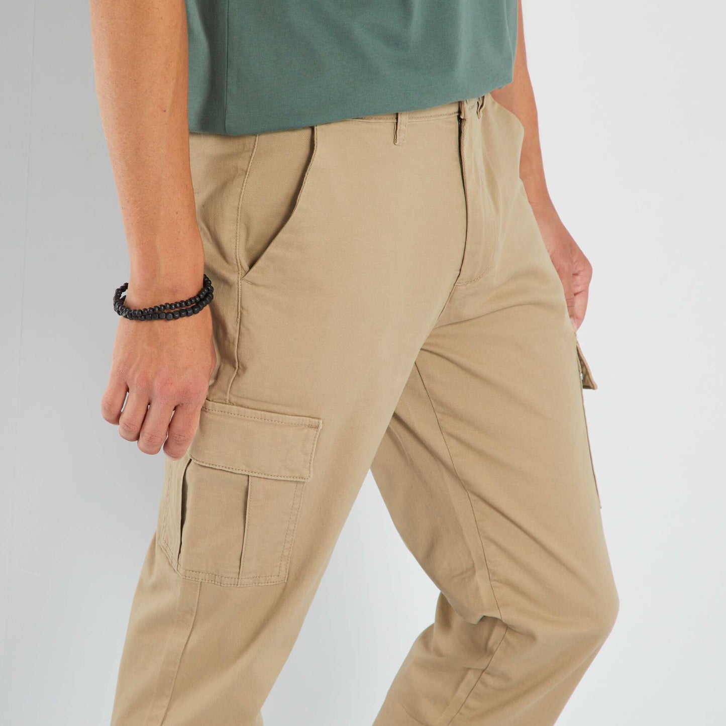 Pantalon avec poches Beige