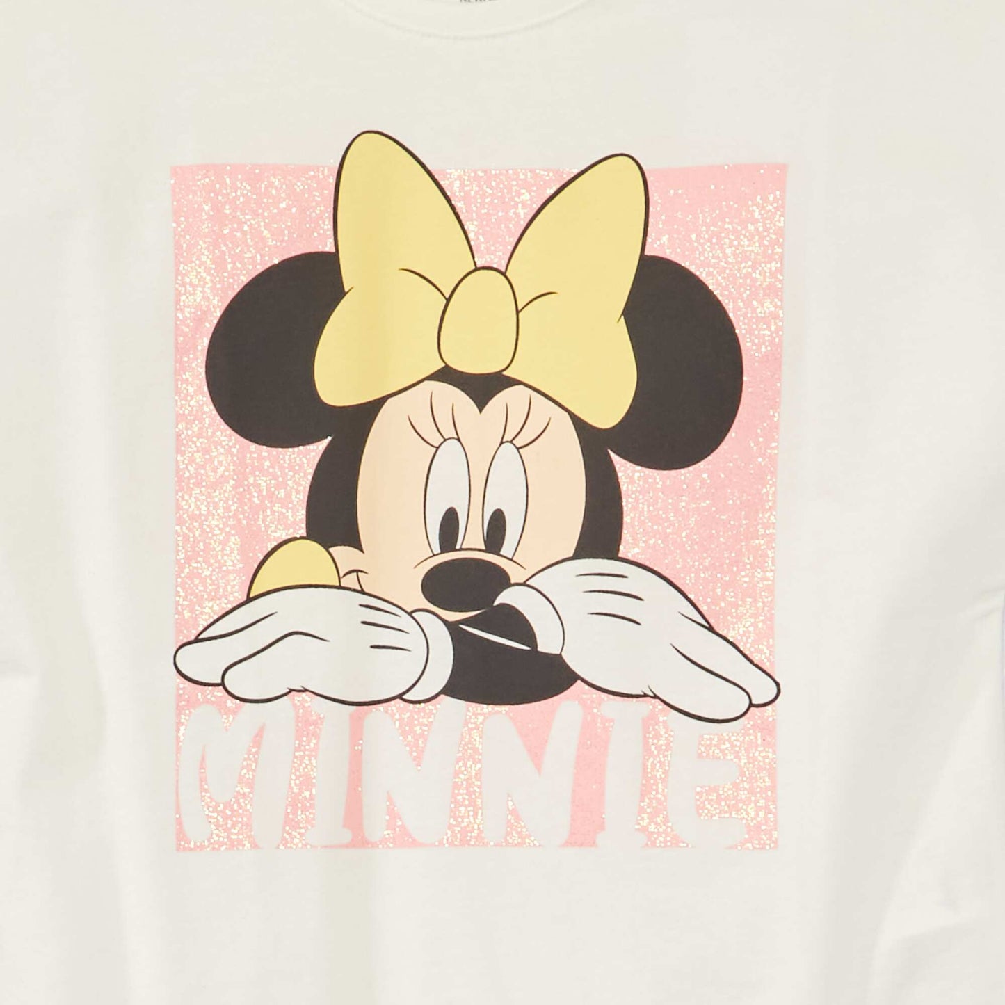 T-shirt en jersey 'Disney' pailleté Blanc