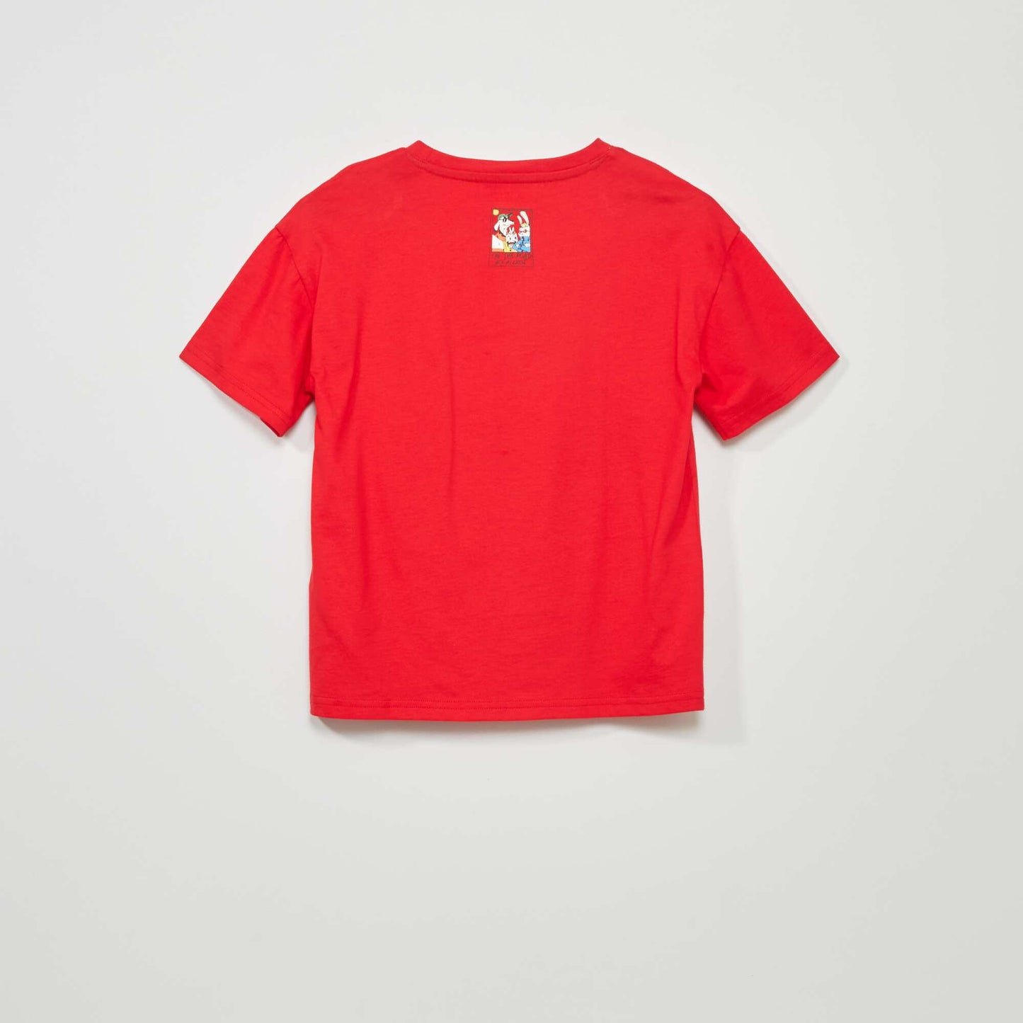 T-shirt imprimé manches courtes Rouge