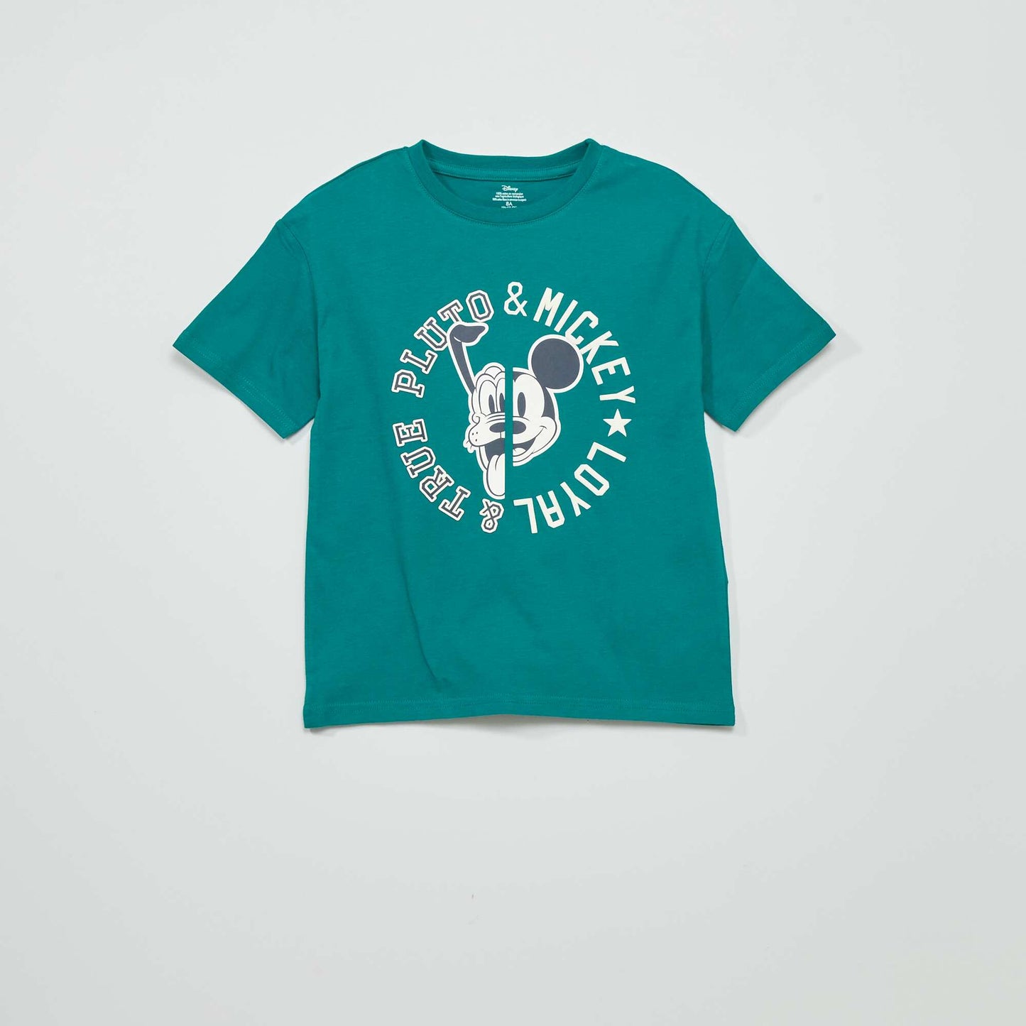 Tee-shirt coupe loose 'Mickey and friends' Vert