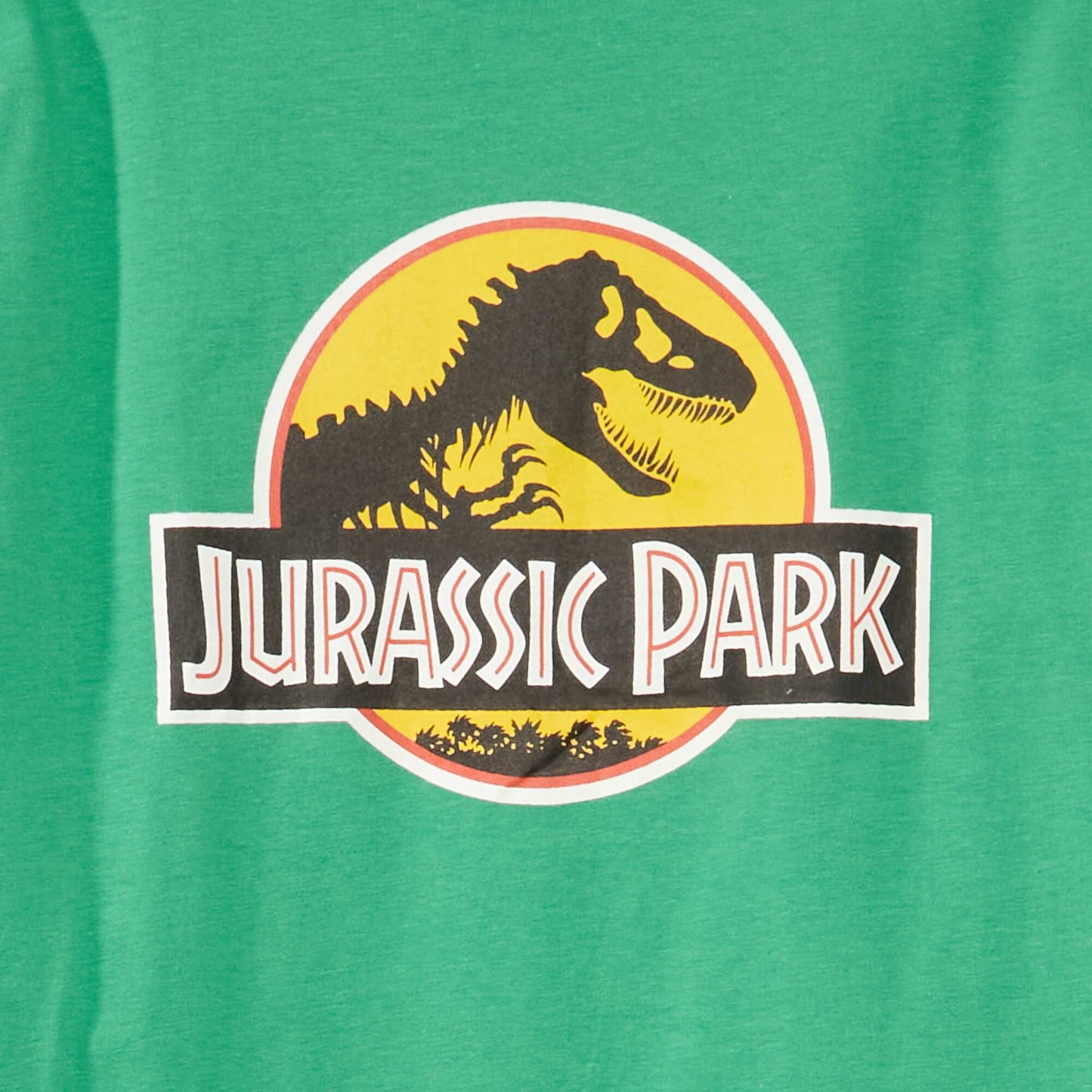 T-shirt manches longues 'Jurassic Park' Vert