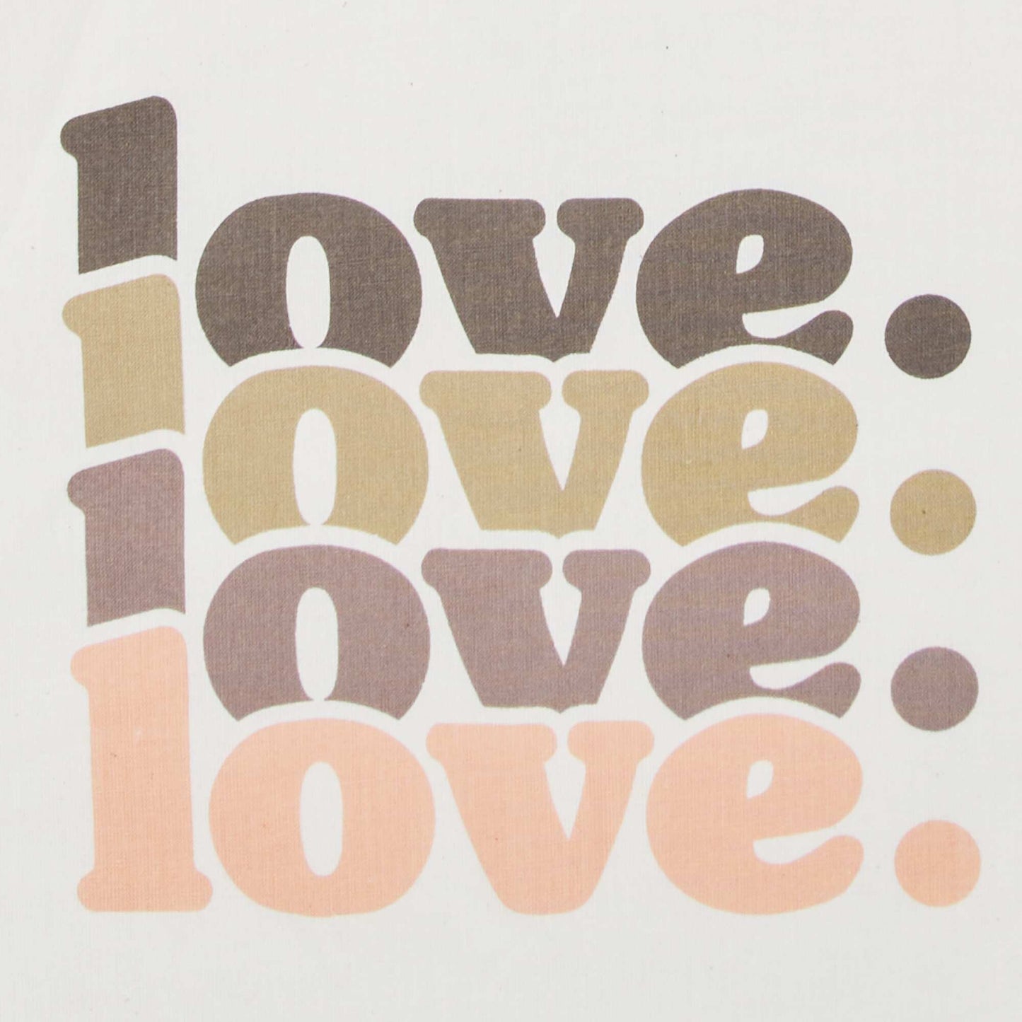 Tote bag inscription 'love' Love