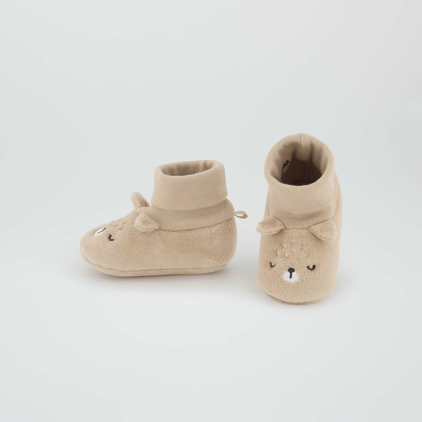 Chaussons 'Ours' Beige
