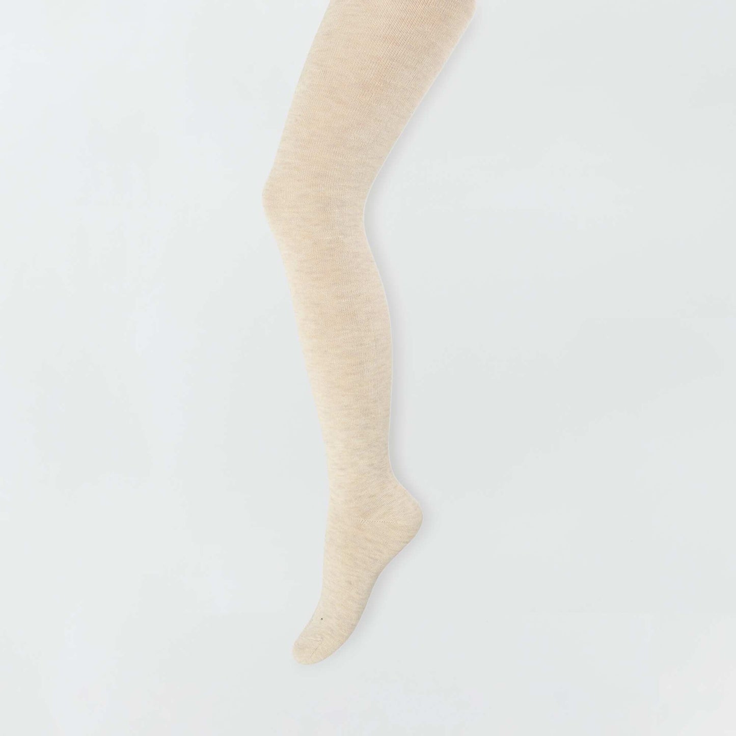 2 paires de collants chauds Beige