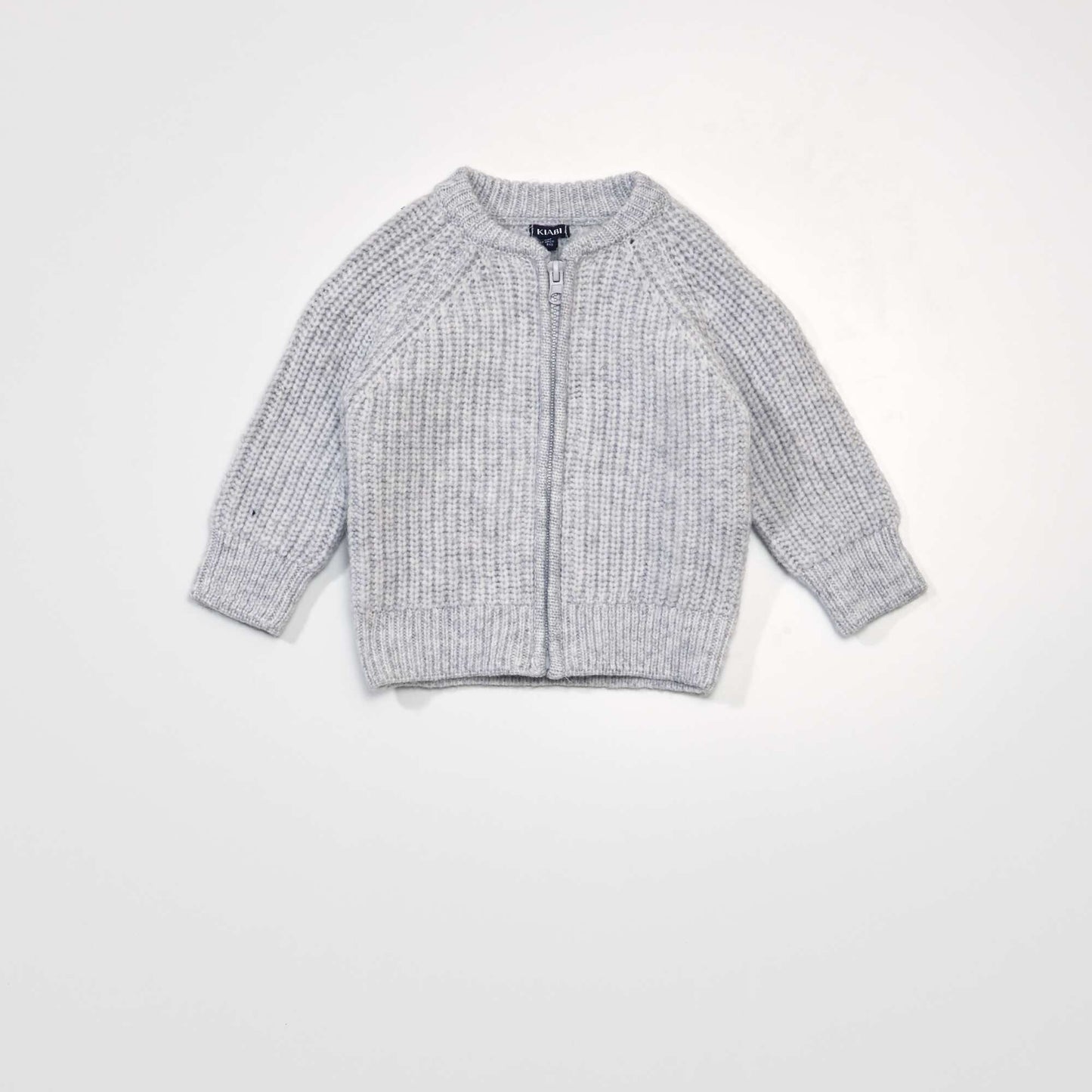 Pull en maille tricot Gris