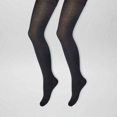 Lot de 2 collants légers Noir