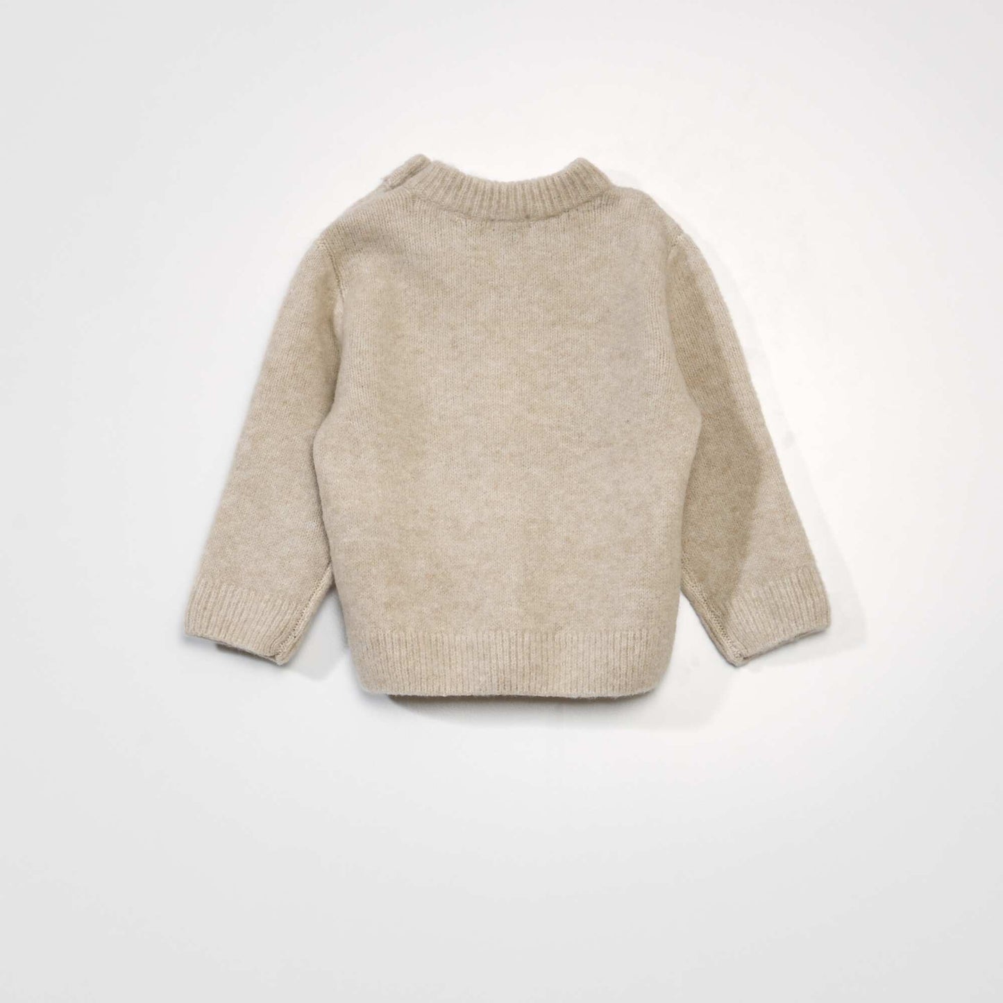 Pull maille douce Beige