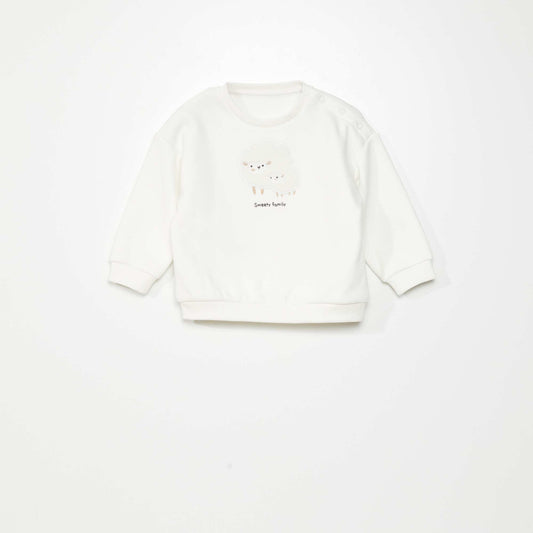 Sweat à maille douce - Toujours + de douceur Blanc