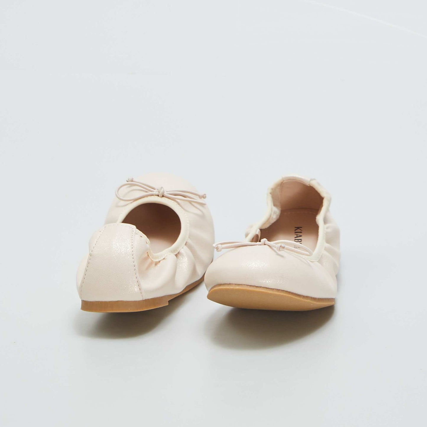 Ballerines avec nœud fantaisie Beige