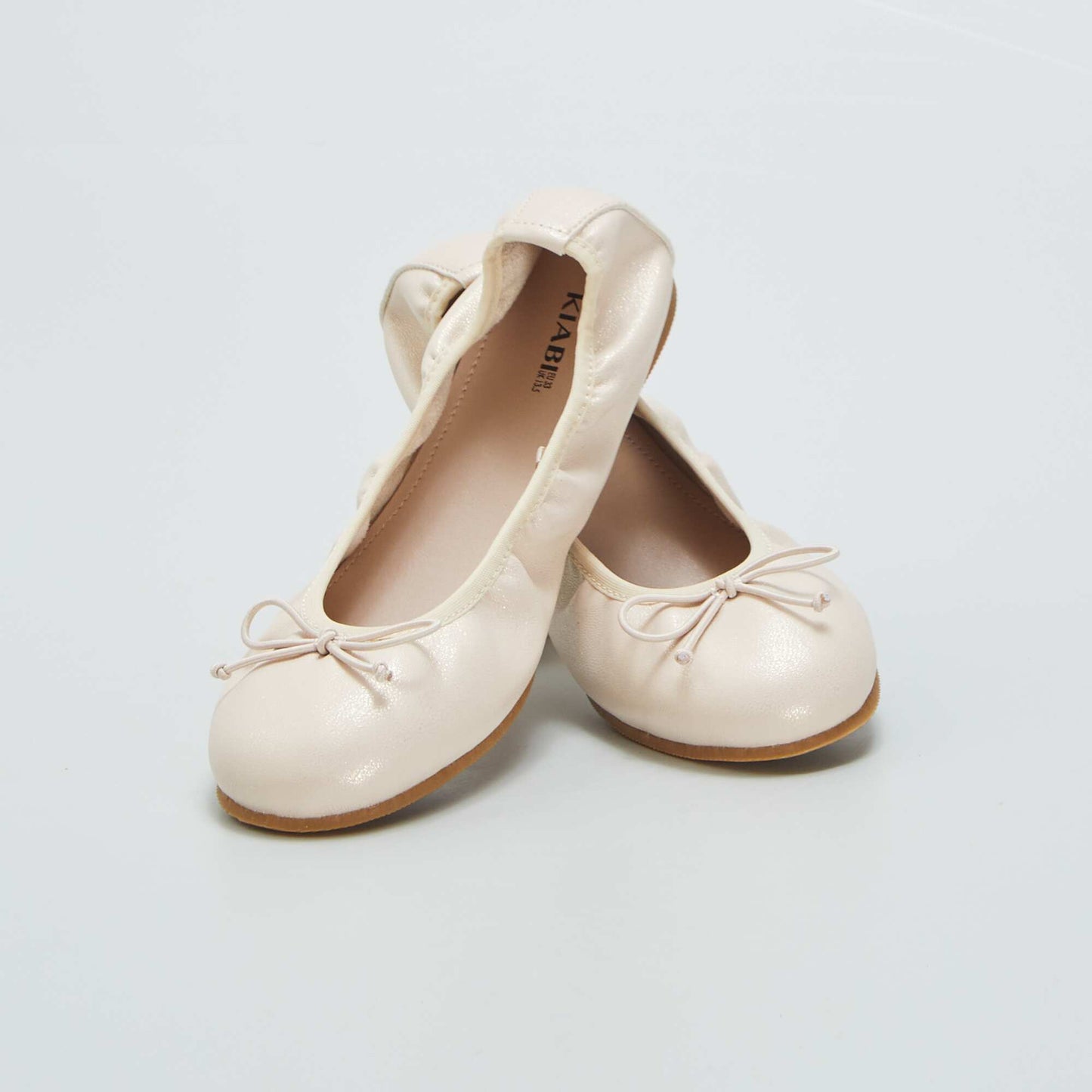 Ballerines avec nœud fantaisie Beige