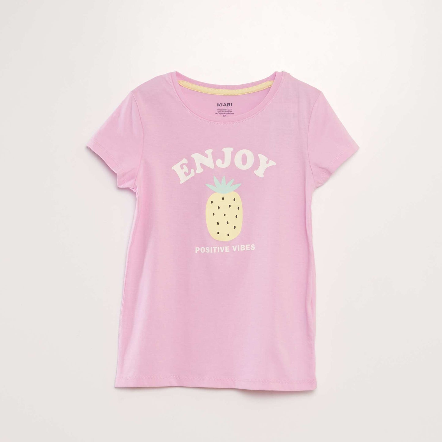 Ensemble de pyjama : T-shirt + short - 2 pièces Rose bonbon