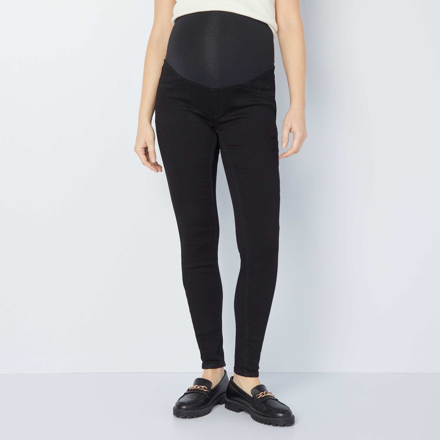 Jegging grossesse avec bandeau Noir