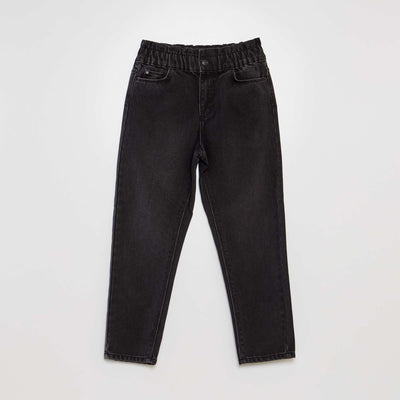 Jean paperbag Noir