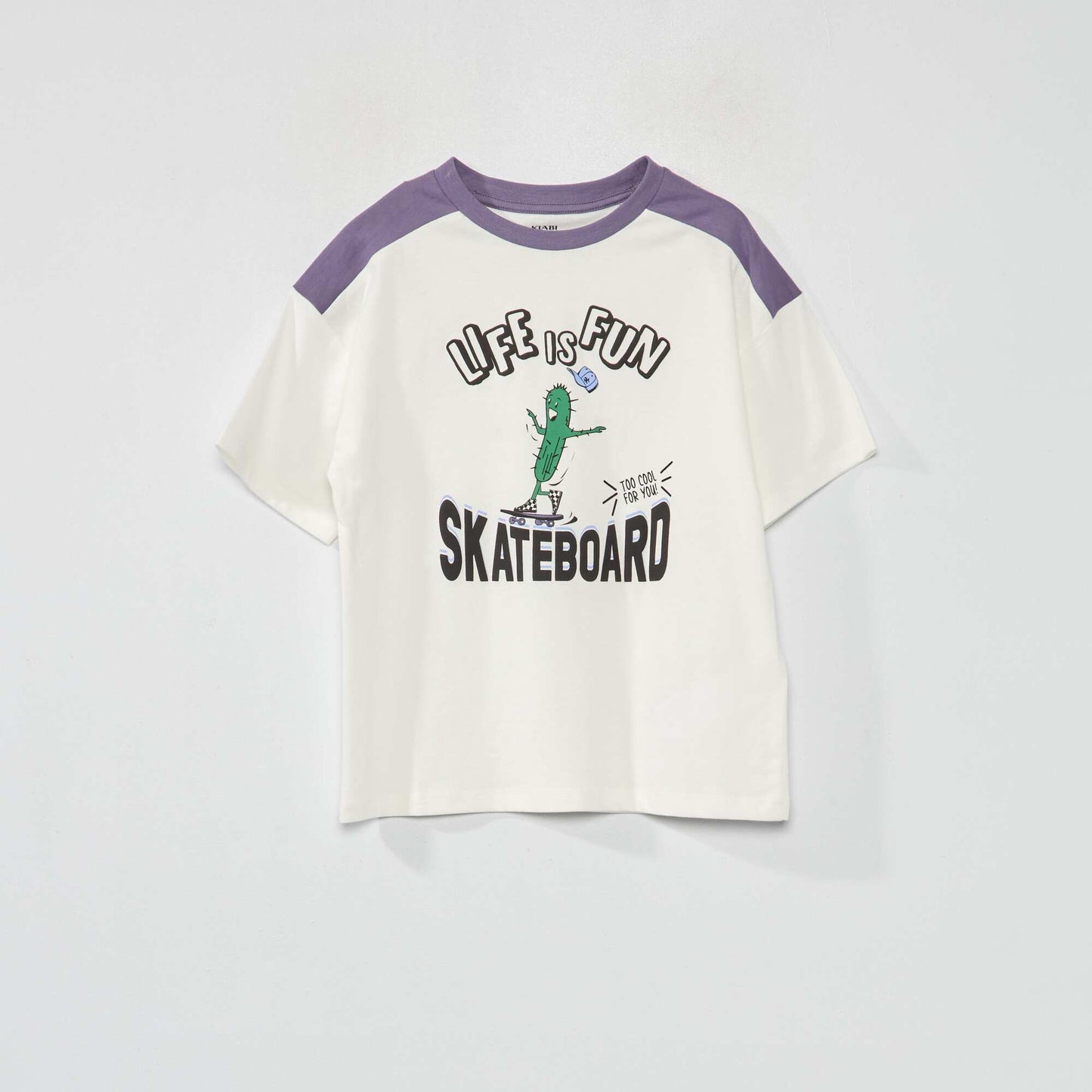 T-shirt manches courtes Skate Violet